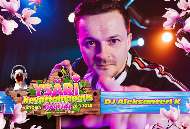 Ysäri Kevättamppaus -risteilyn DJ Aleksanteri K.