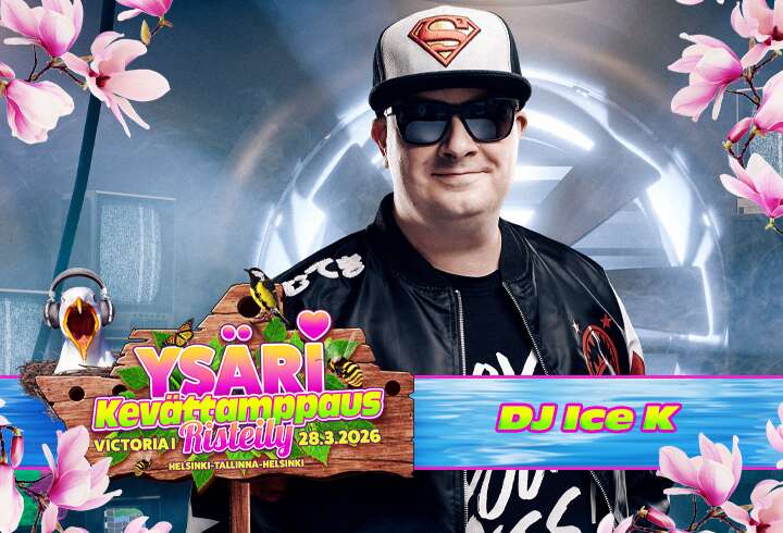 Ysäri Kevättamppaus -risteilyn DJ Ice K.