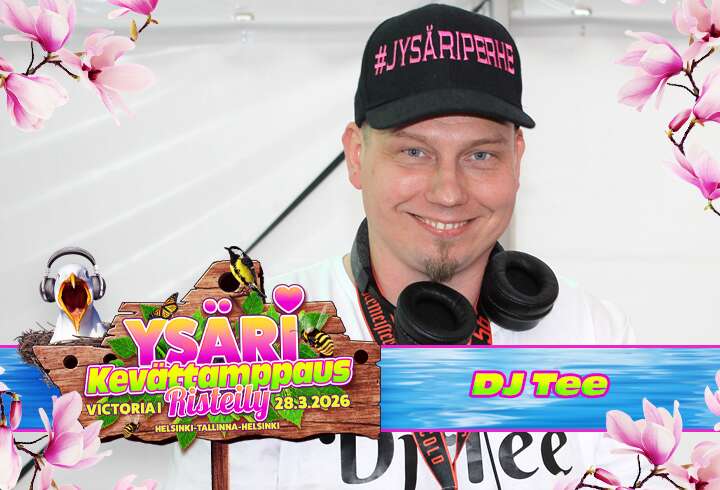 Ysäri Kevättamppaus -risteilyn DJ Tee.