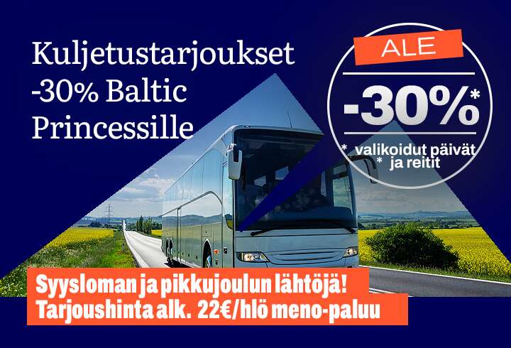 Baltic Princess kuljetustarjous