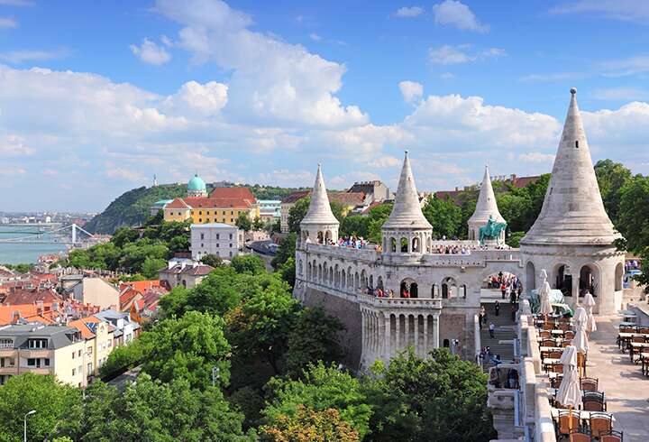 Kalastajanlinnake Budapestissa. 