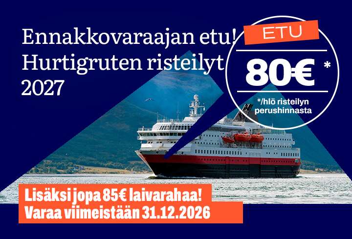 Hurtigruten-risteilyt Norjaan