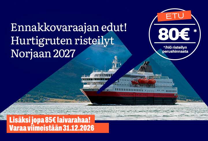 Hurtigruten-risteilyt Norjaan