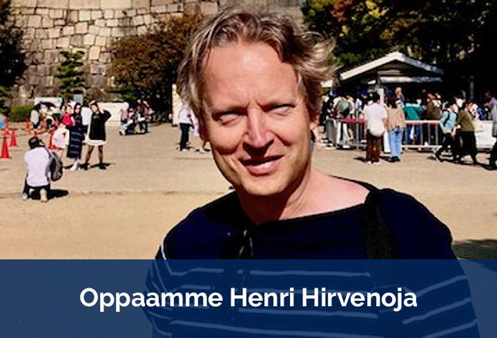 Japanin matkojen oppaamme Henri Hirvenoja