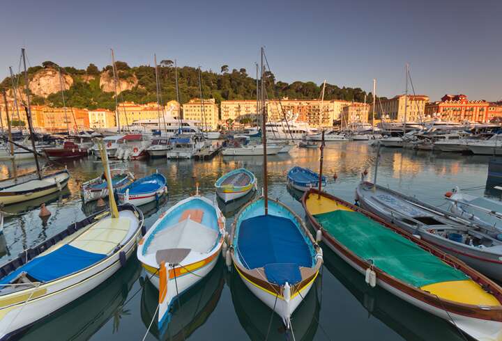 Toulon Ranskan etelärannikolla. 