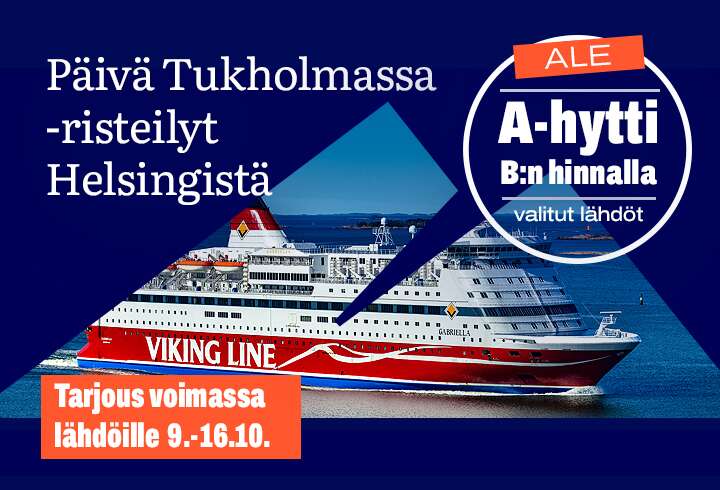 Päivä Tukholmassa risteilyt Viking Linella