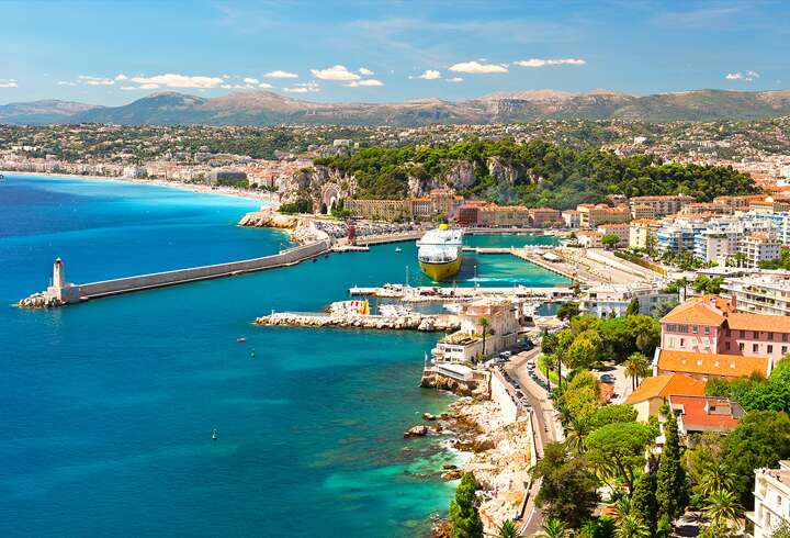 Nizza Ranskan Riviera. 