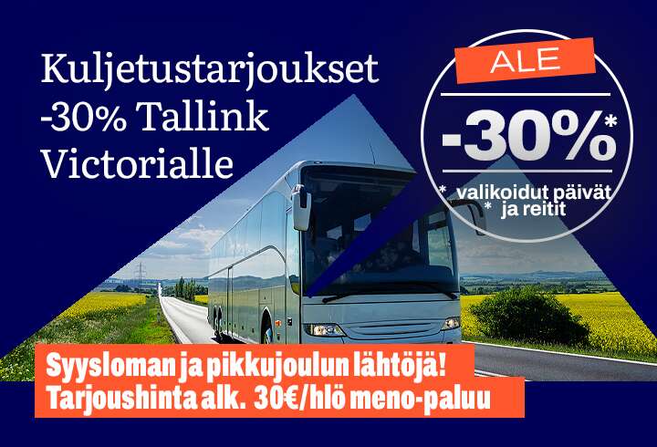 Victoria 22h kuljetustarjous