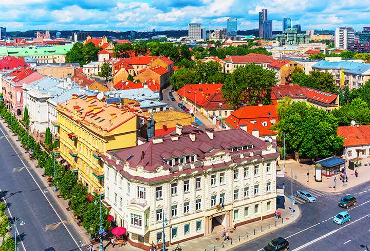 Kaupunkilomalle Vilnan kaupunkiin.