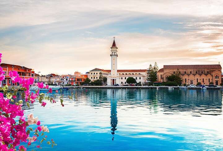 Zakynthoksen saari Kreikassa. 