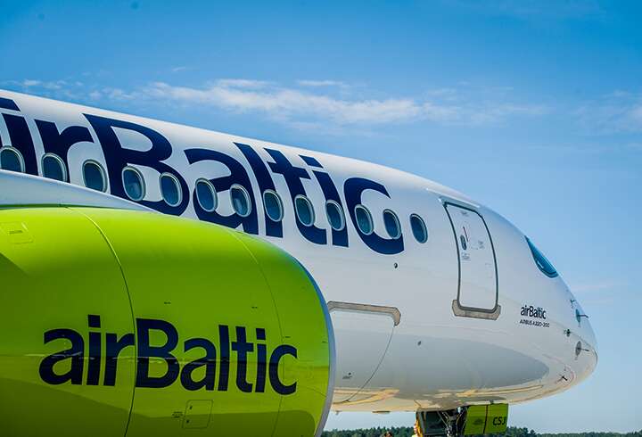 AirBaltic suorat lennot Tampereelta