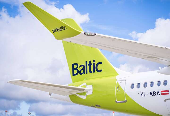 AirBaltic suorat lennot Tampereelta