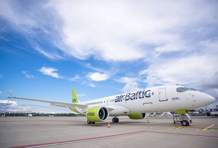AirBaltic suorat lennot Tampereelta