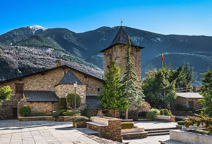 La Vellan kaupungin arkkitehtuuri on upea. 