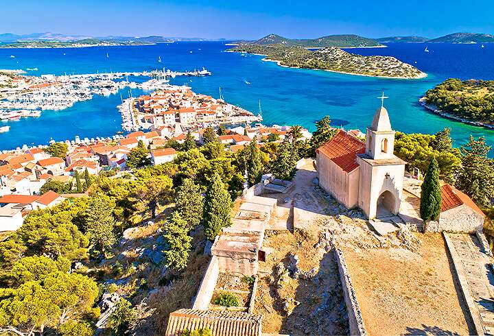 Dalmatian rannikkoa.