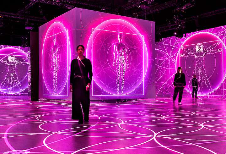 Da Vinci Genius -näyttely Telliskivessä. 