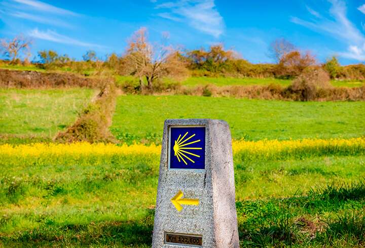 Camino de Santiago reittimerkki