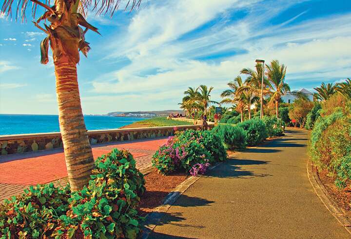 Rantakatu Maspalomasissa Gran Canarialla