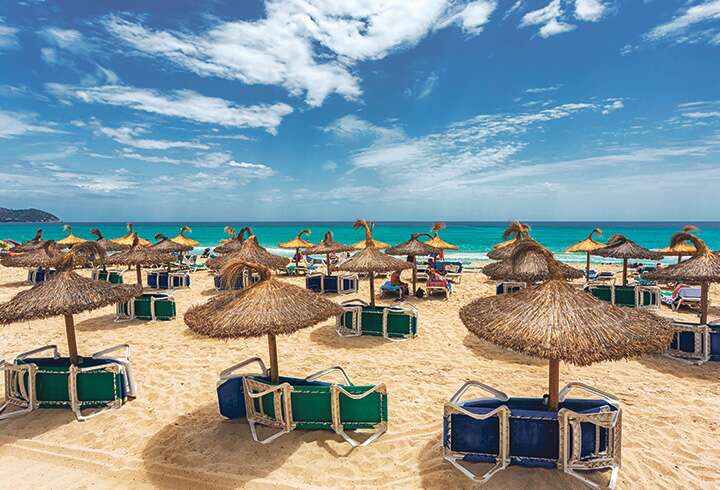 Cala Millorin ranta Mallorcalla