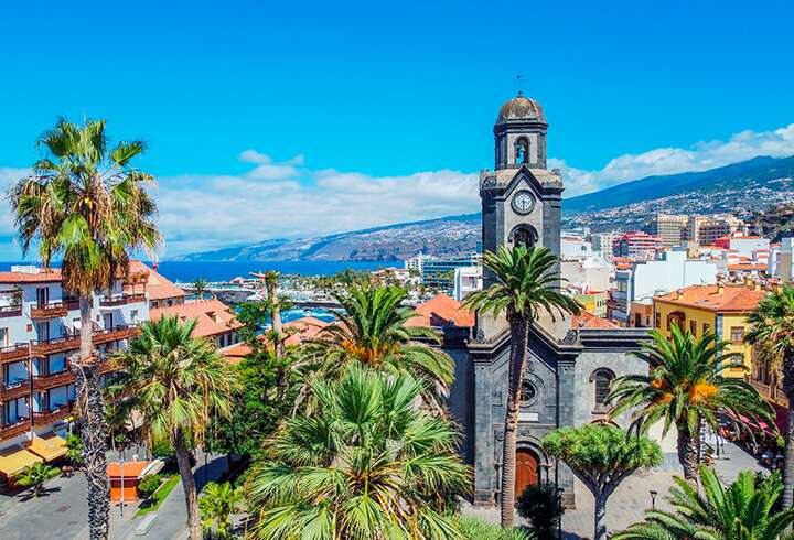 Puerto de la Cruz Teneriffalla