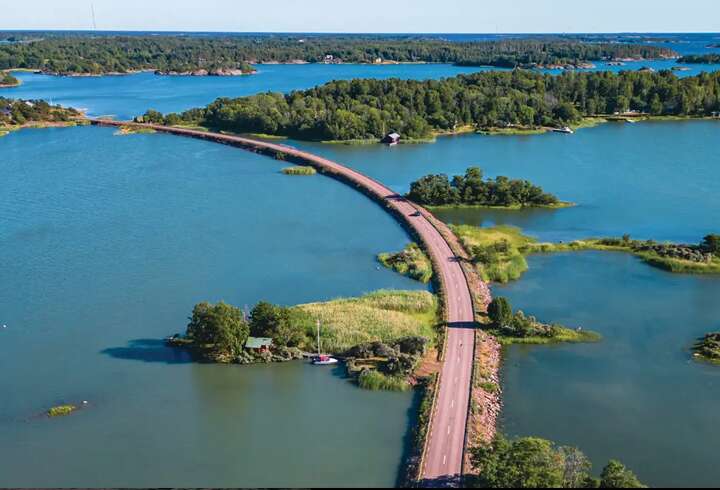 Ahvenanmaan saaristoa. 