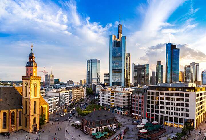 Frankfurtin kaupunki. 