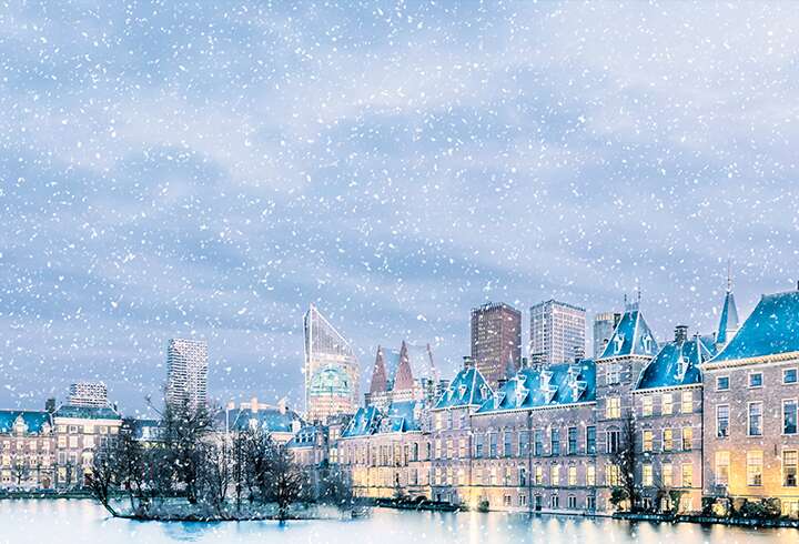 Haag jouluinen sää. 