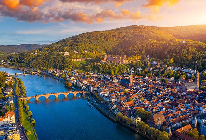 Heidelbergin kaupunki. 
