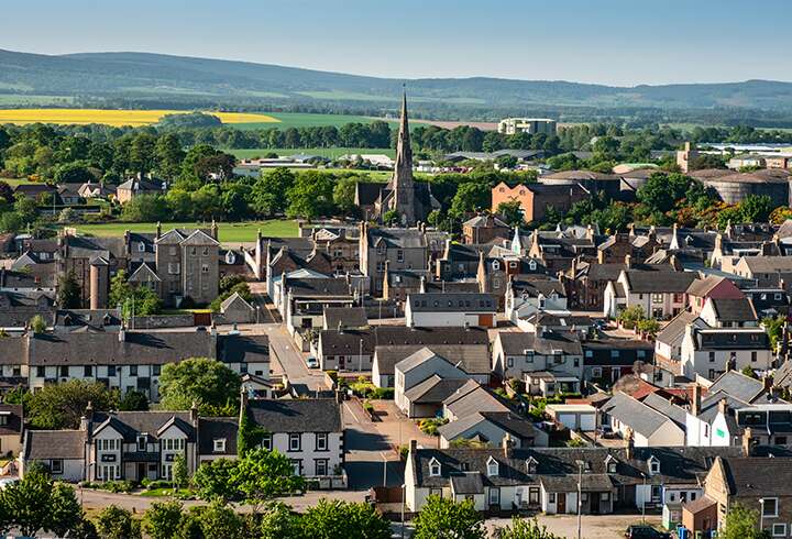 Invergordon, Skotlannin pohjoisosassa. 