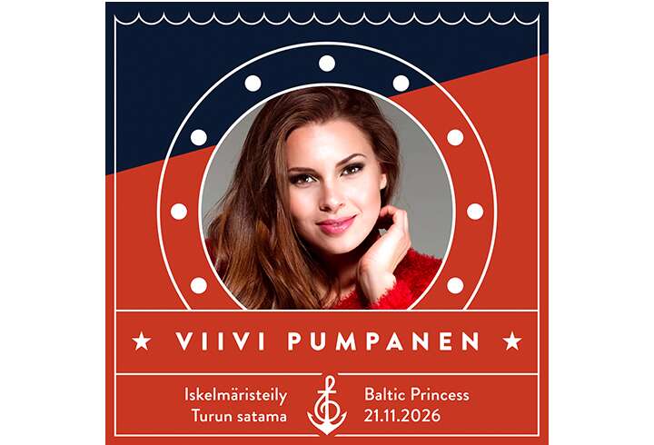 Iskelmäristeilyllä juontajana Viivi Pumpanen