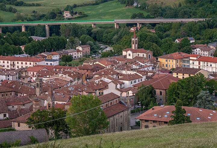 San Piero in Bagnon kylä on patikka matkan yksi kohteista. 