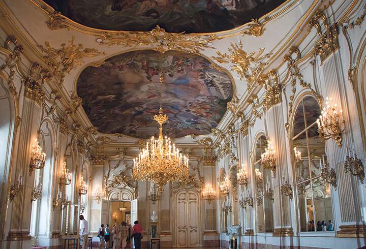 Huone Schönbrunnin linnassa