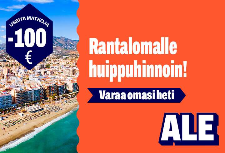 Kesäale - Rantalomia 100€ alennuksella, varaa omasi!
