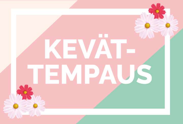 Kevättempaus 2025 risteilyn mainos. 