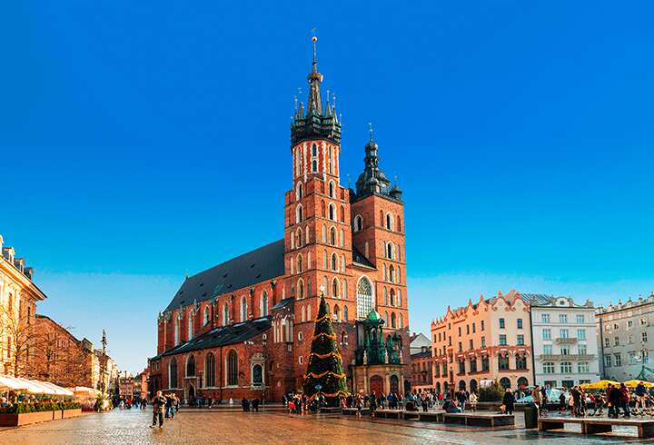 Mariankirkko Krakovassa. 