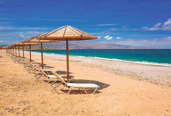 Malemen ranta Kreetalla