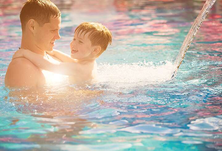 lasten kanssa kylpylälomalla