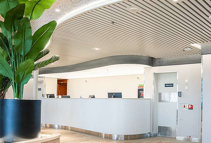 Baltic Princessin vastaanotto. 