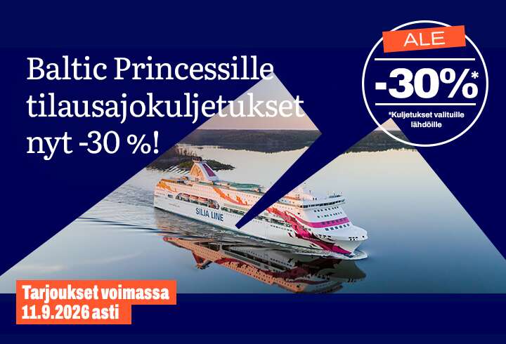 Baltic Princess kuljetustarjous