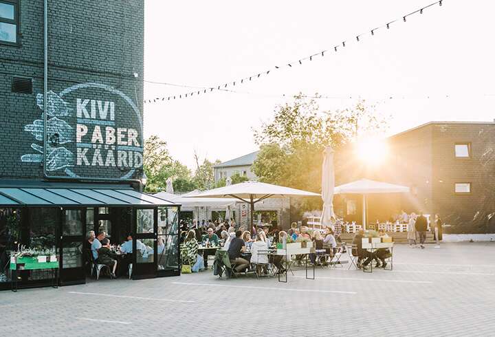 Telliskivi blokki Tallinnassa. 
