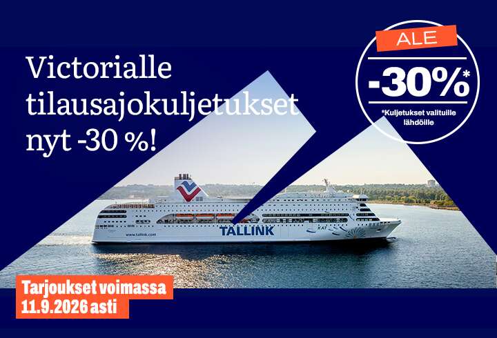 Victoria 22h kuljetustarjous