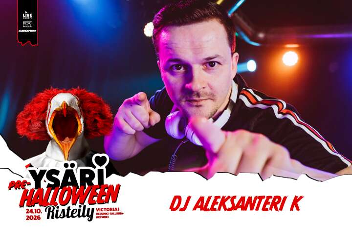 DJ Aleksanteri K Ysäri Pre-Halloween -risteily