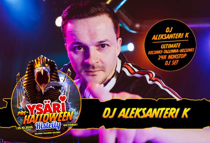 DJ Aleksanteri K Ysäri Pre Halloween risteily