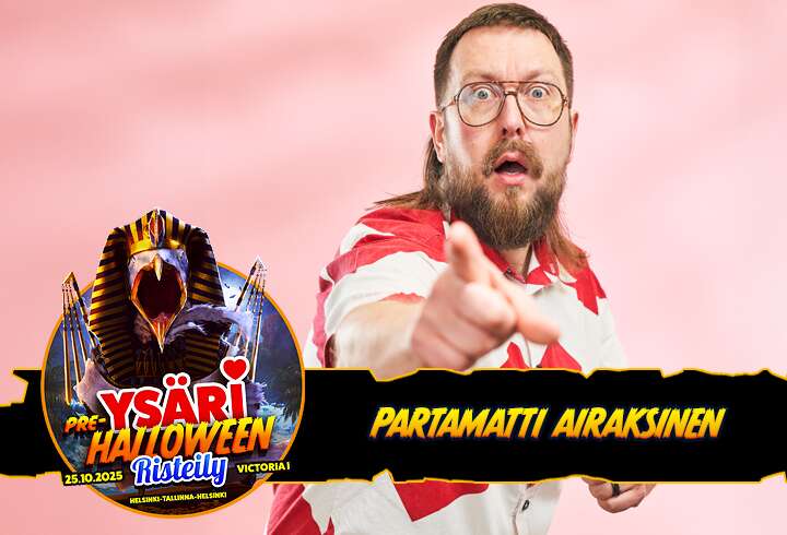 PartaMatti Ysäri pre-halloween risteilyllä.