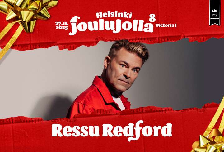 JouluJolla 8 -risteilyllä Ressu Redford.