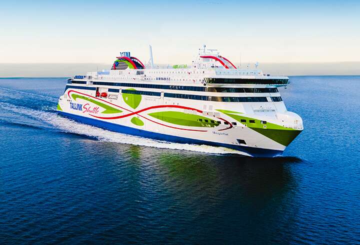 Megastar matkalla Tallinnaan.