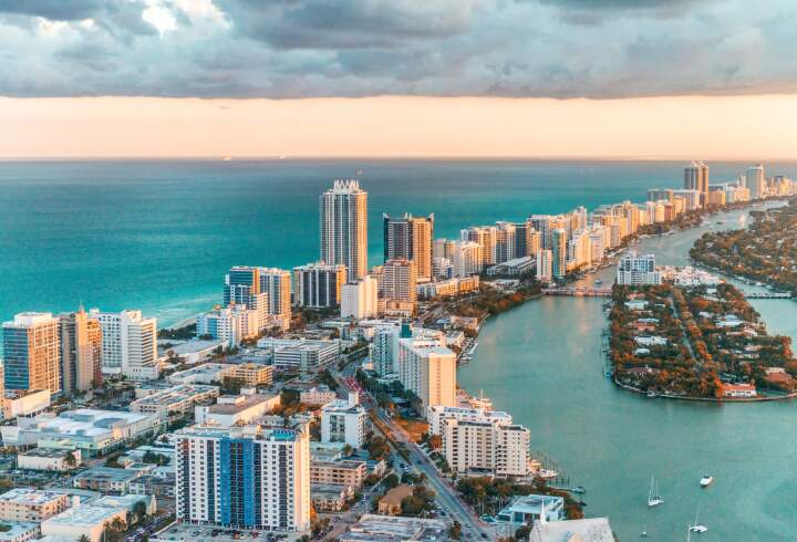 Miamin rannikko. 