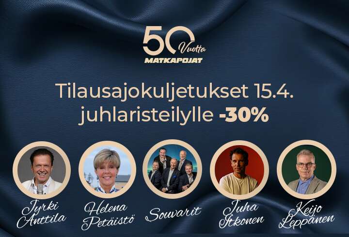 Juhlaristeily Tallinnaan