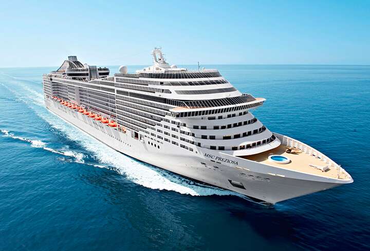 Risteily Nordkappiin MSC Preziosalla. 