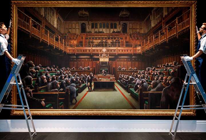 The Mystery of Banksy - A Genius Mind näyttely Tallinnassa